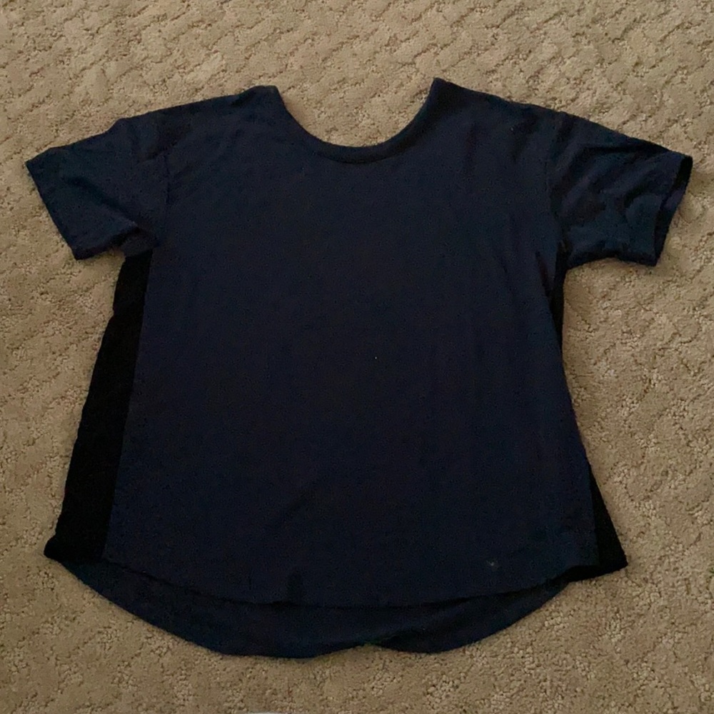Kids Zella Navy Blue Tee Shirt - 8/10